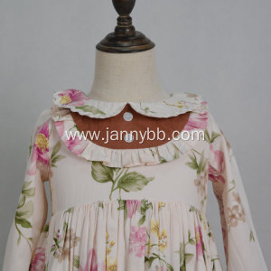 Fancy Baby Autumn Ruffled Sleeve Dress